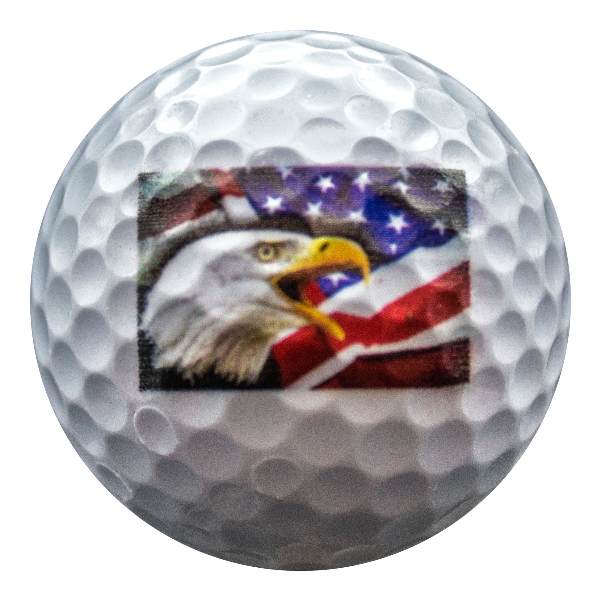 New Novelty USA American Flag Mix of Golf Balls