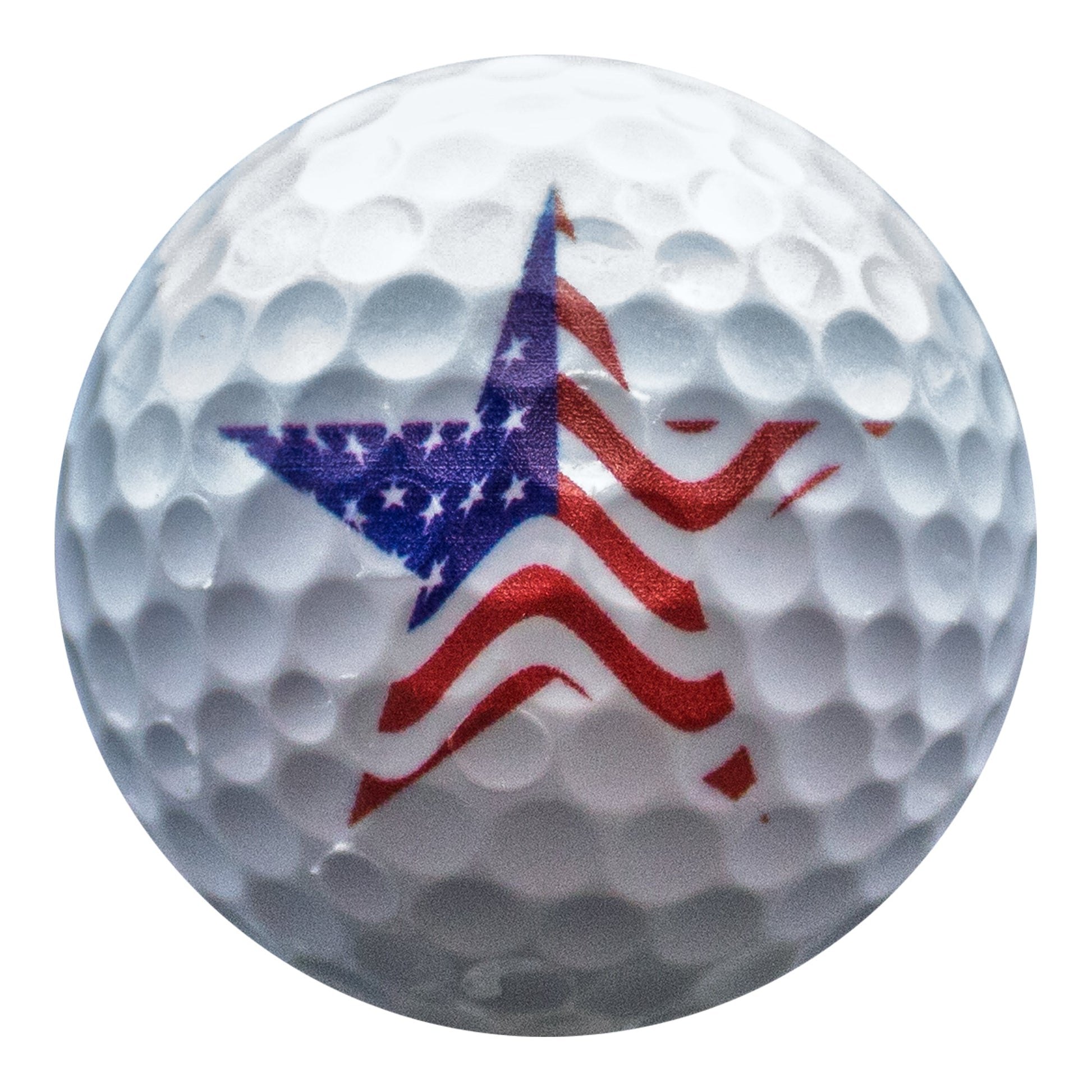 New Novelty USA American Flag Mix of Golf Balls