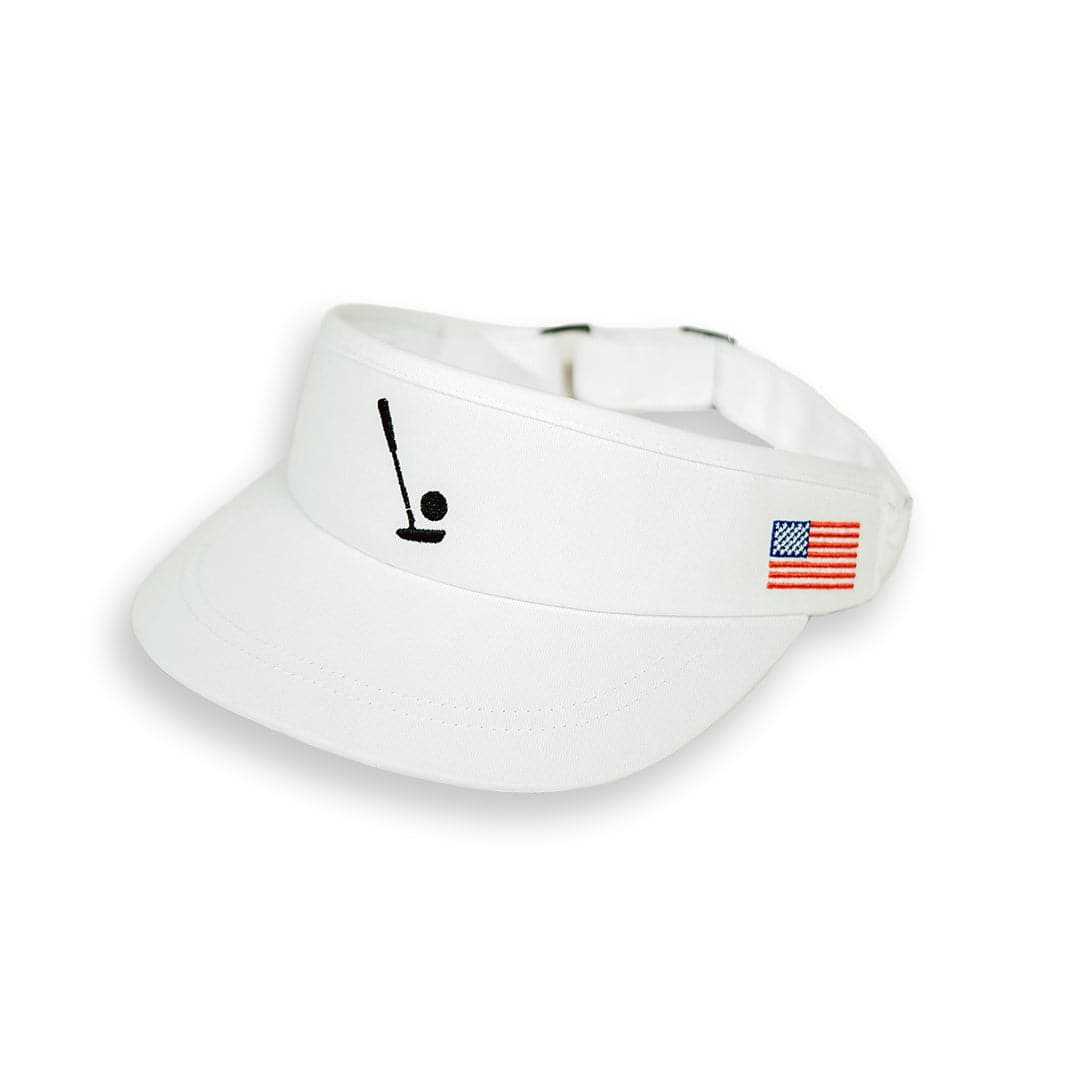 Sink It White Visor - The Golf Guys Online