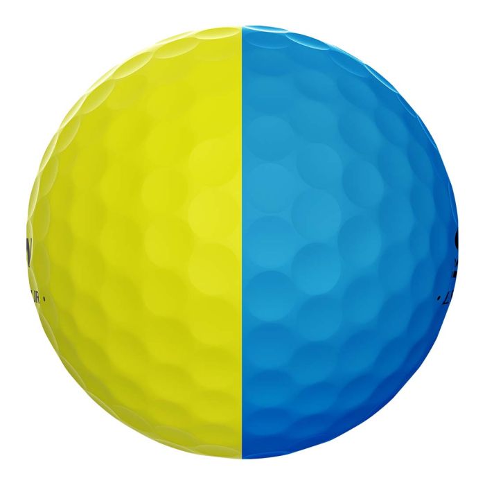 Srixon 2025 Q-Star Tour Divide 2 Brite Yellow/Blue Golf Balls