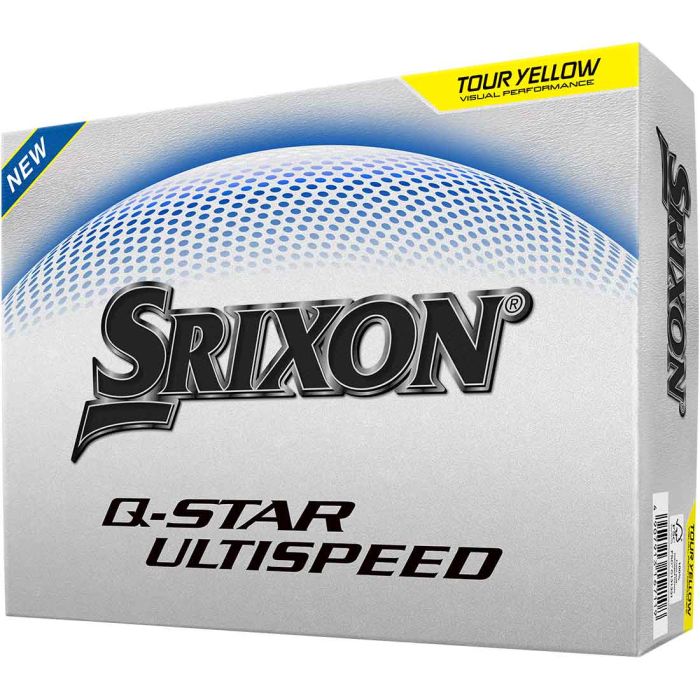 Srixon Q-Star Ultispeed Tour Yellow Golf Balls