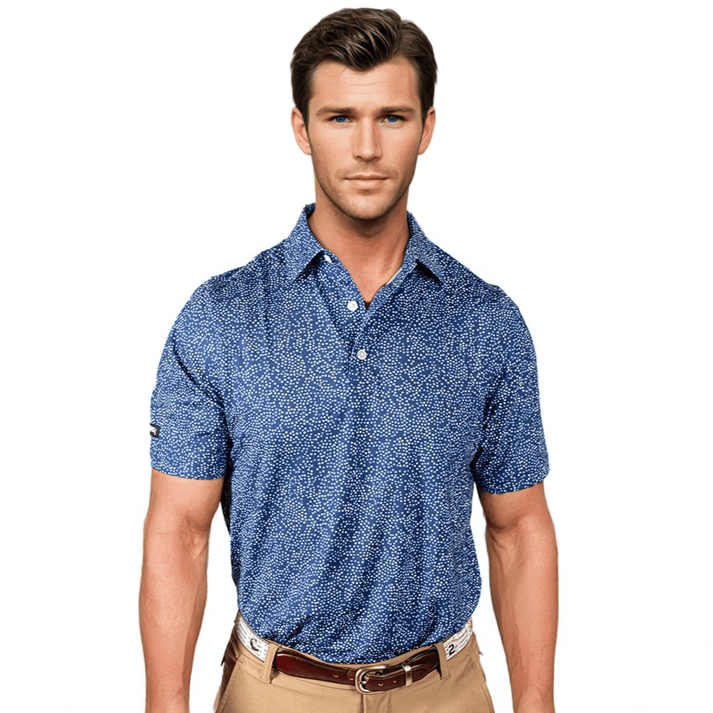 Starry Night Men's Polo - The Golf Guys Online