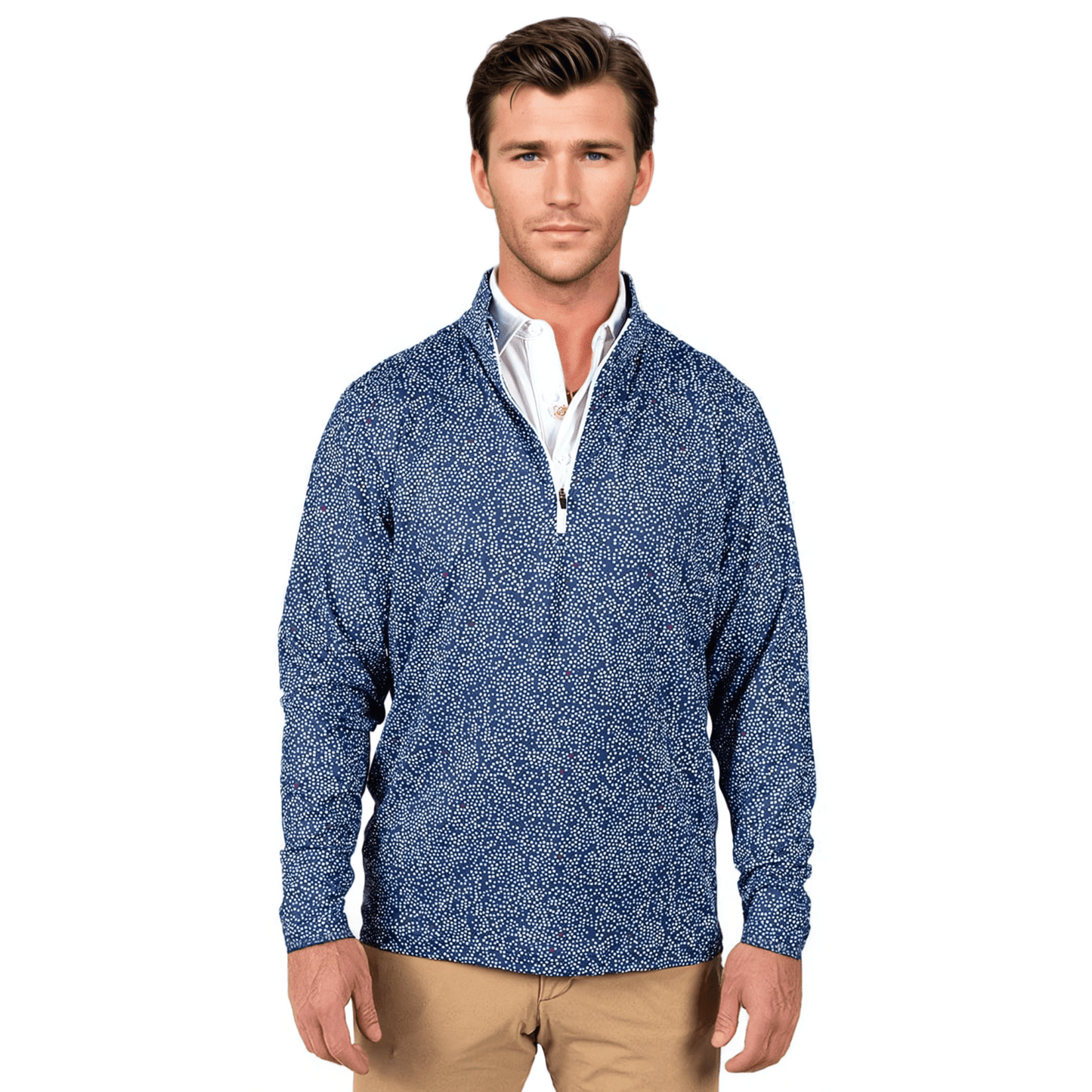 Starry Night Men's Q-Zip - The Golf Guys Online