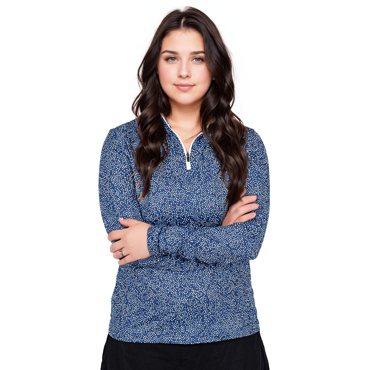 Starry Night Women's Q-Zip - The Golf Guys Online