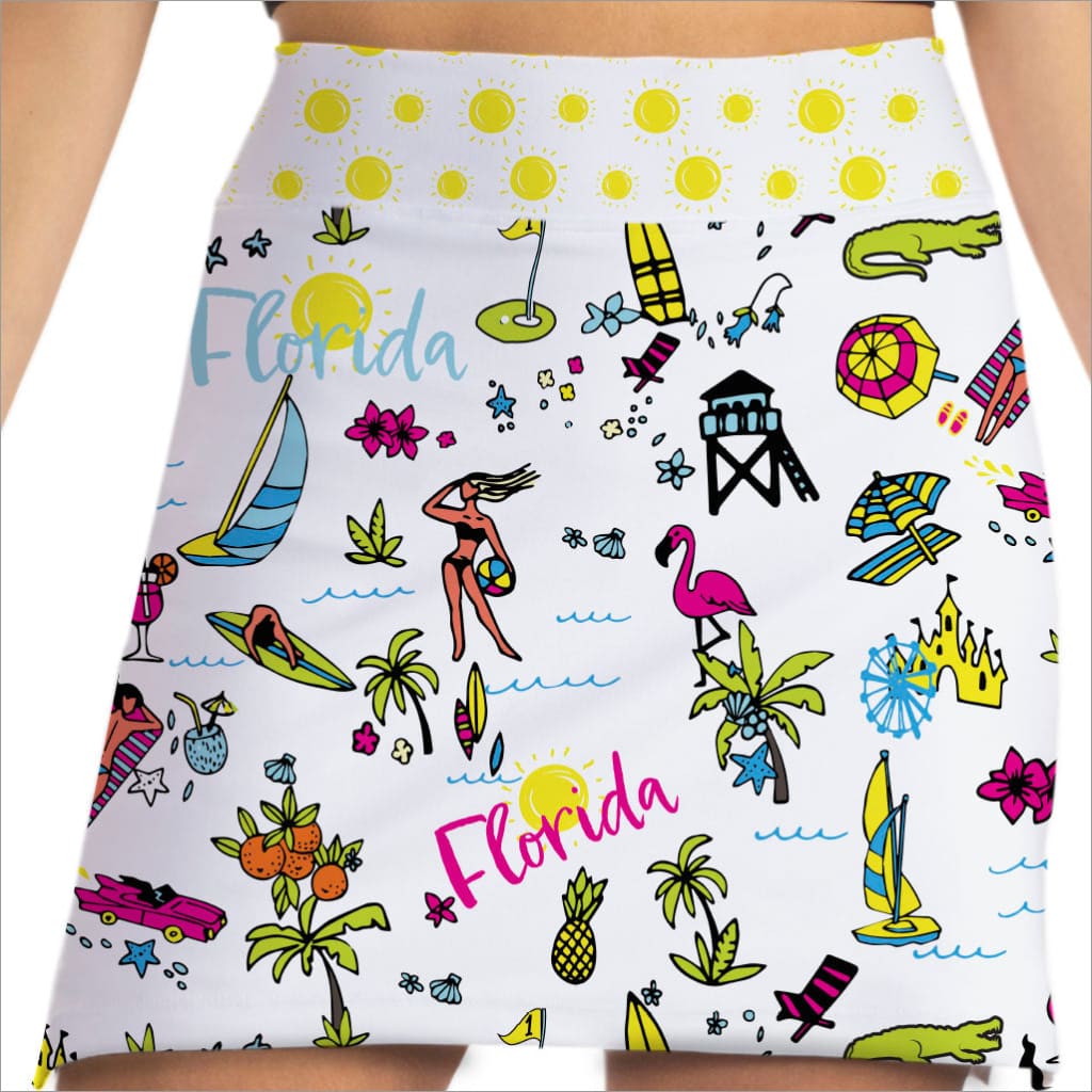 SUNSHINE STATE FLORIDA FASHION SKORT - The Golf Guys Online