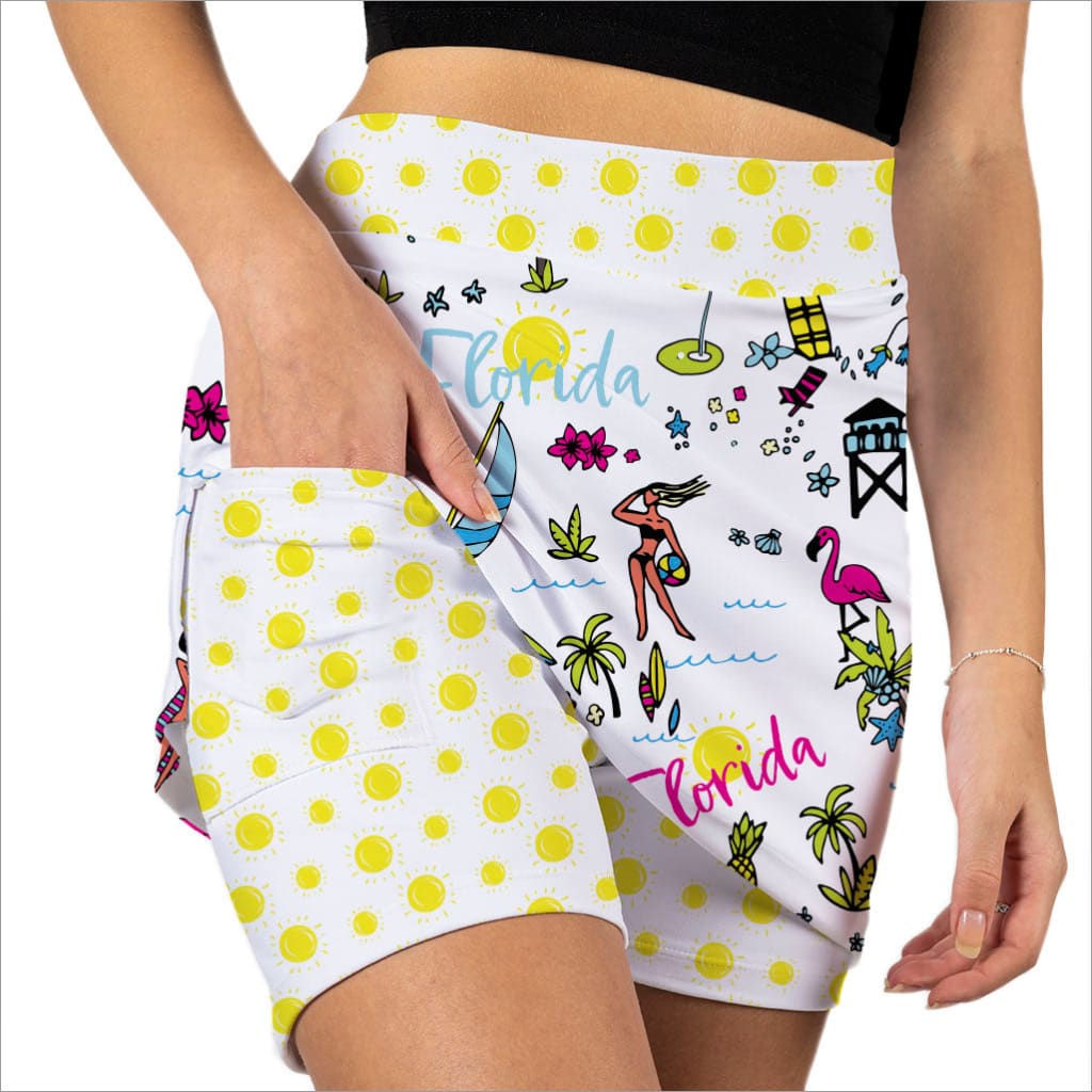 SUNSHINE STATE FLORIDA FASHION SKORT - The Golf Guys Online