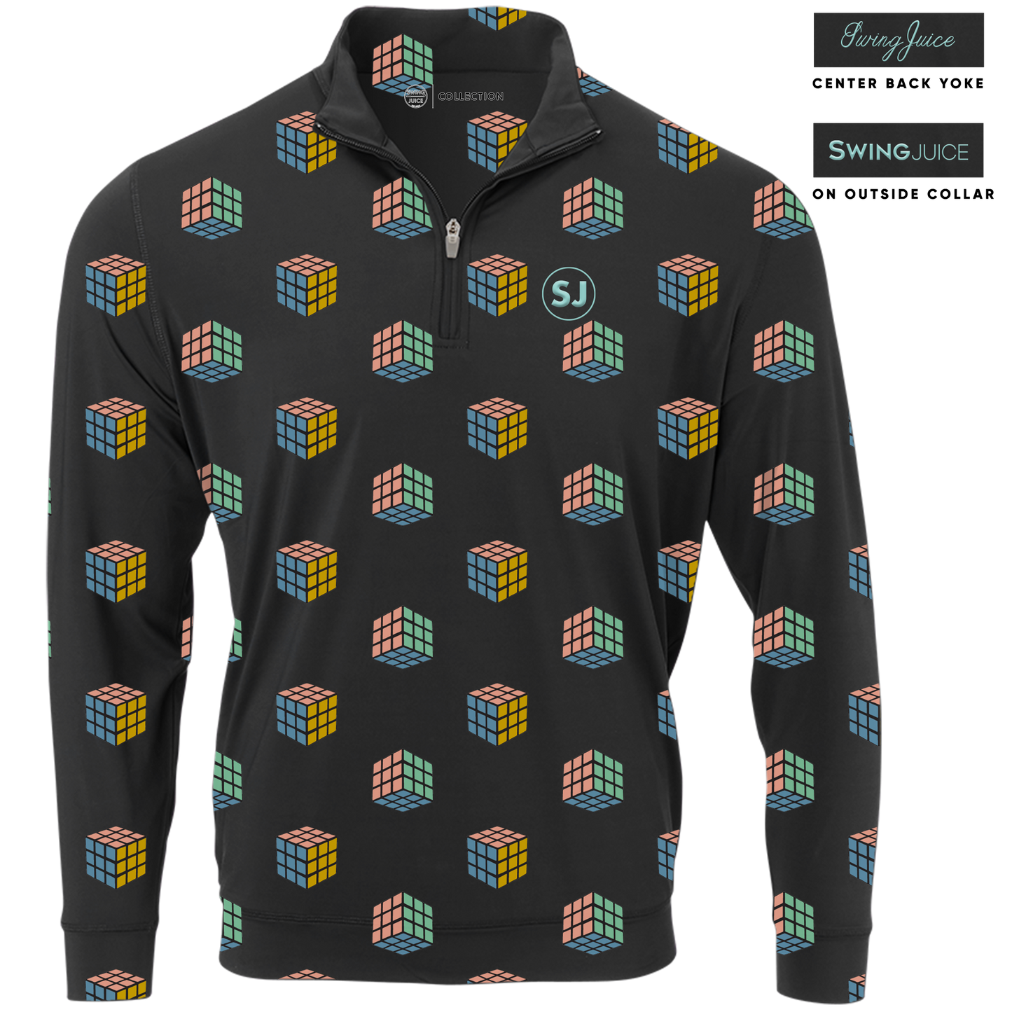 Golf Gamescape Men's Quarter Zip - The Golf Guys Online