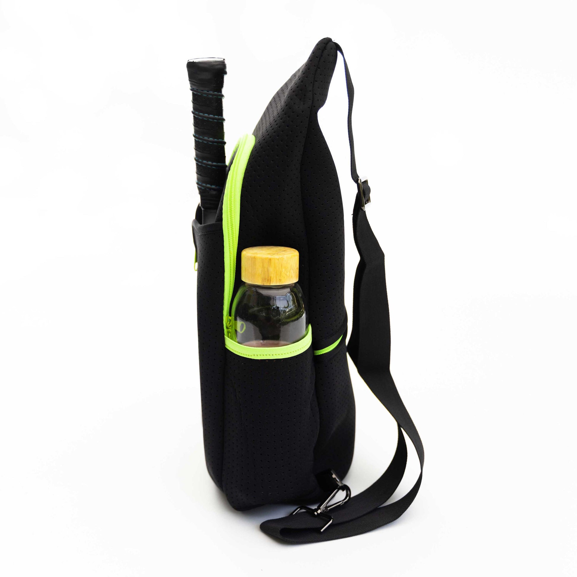 Pickleball Sling Bag - Black - The Golf Guys Online
