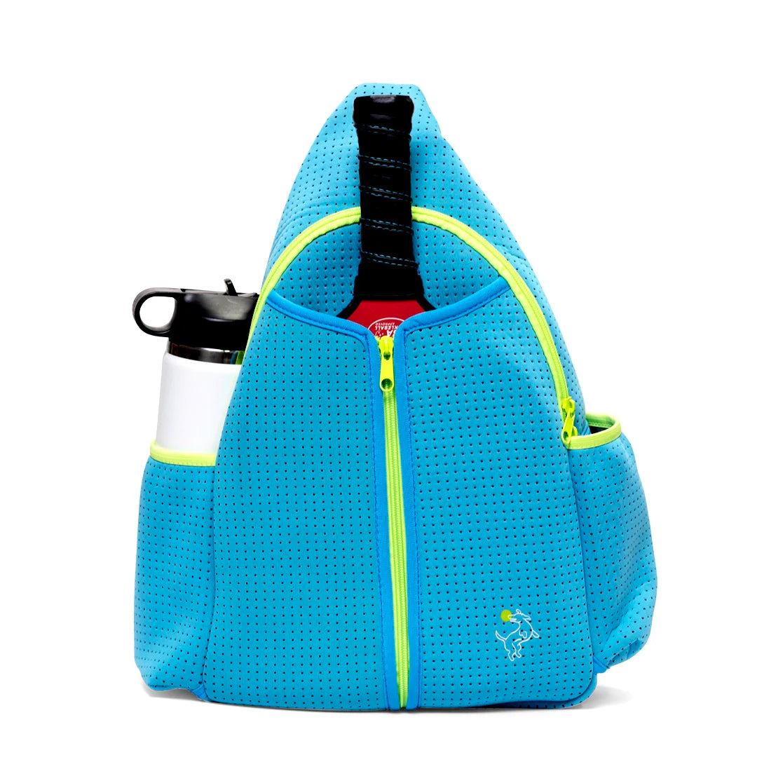 Pickleball Sling Bag - Blue - The Golf Guys Online