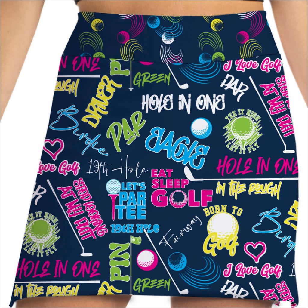 TEE TIME NAVY GOLF SKORT - The Golf Guys Online