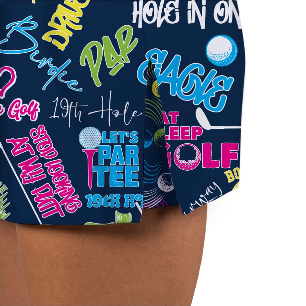 TEE TIME NAVY GOLF SKORT - The Golf Guys Online
