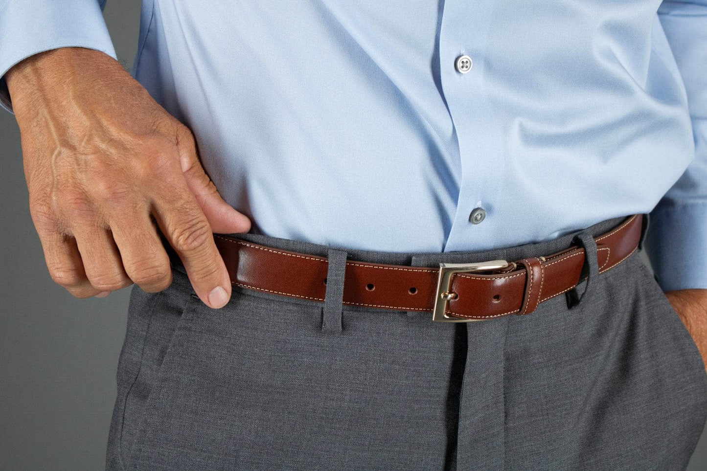 Classic 30mm Cortina Leather Belt - The Golf Guys Online