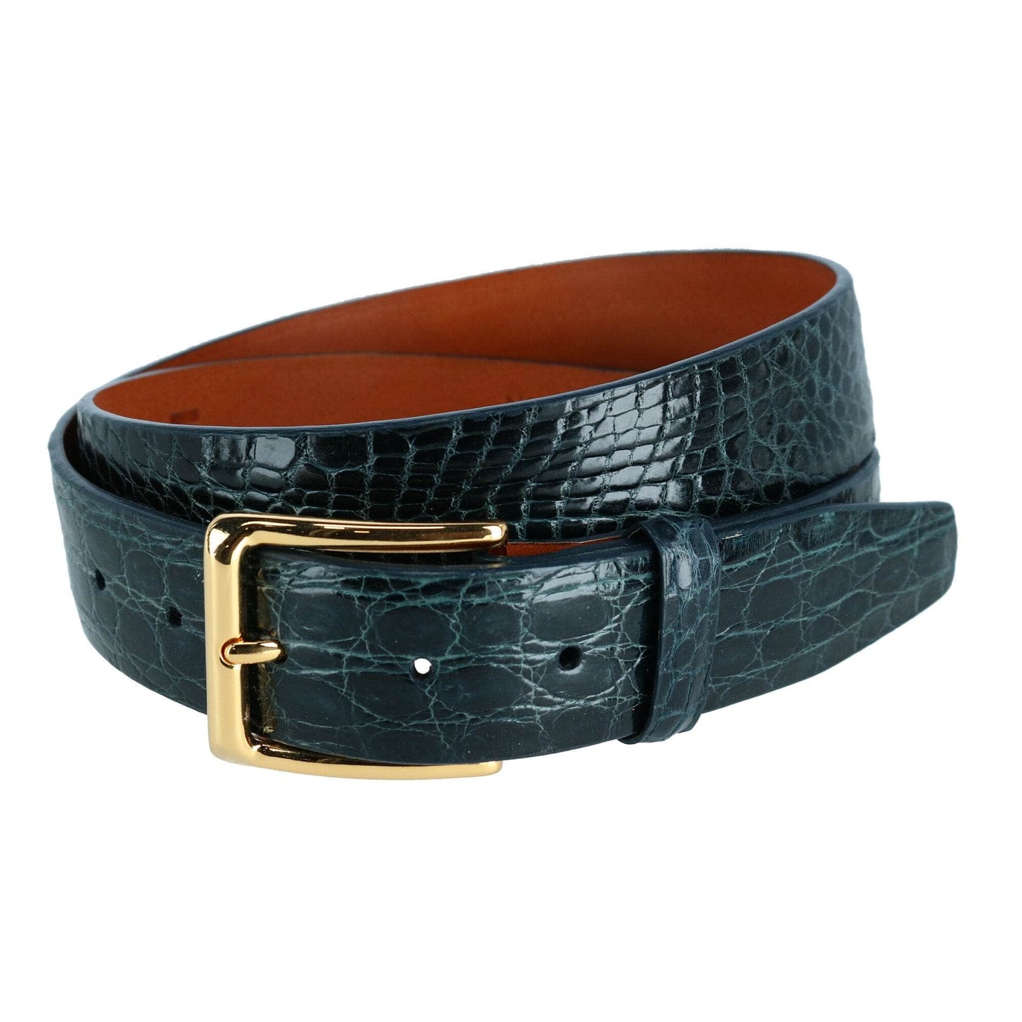Newington 35mm Genuine Crocodile Belt (Two Buckle Set) - The Golf Guys Online