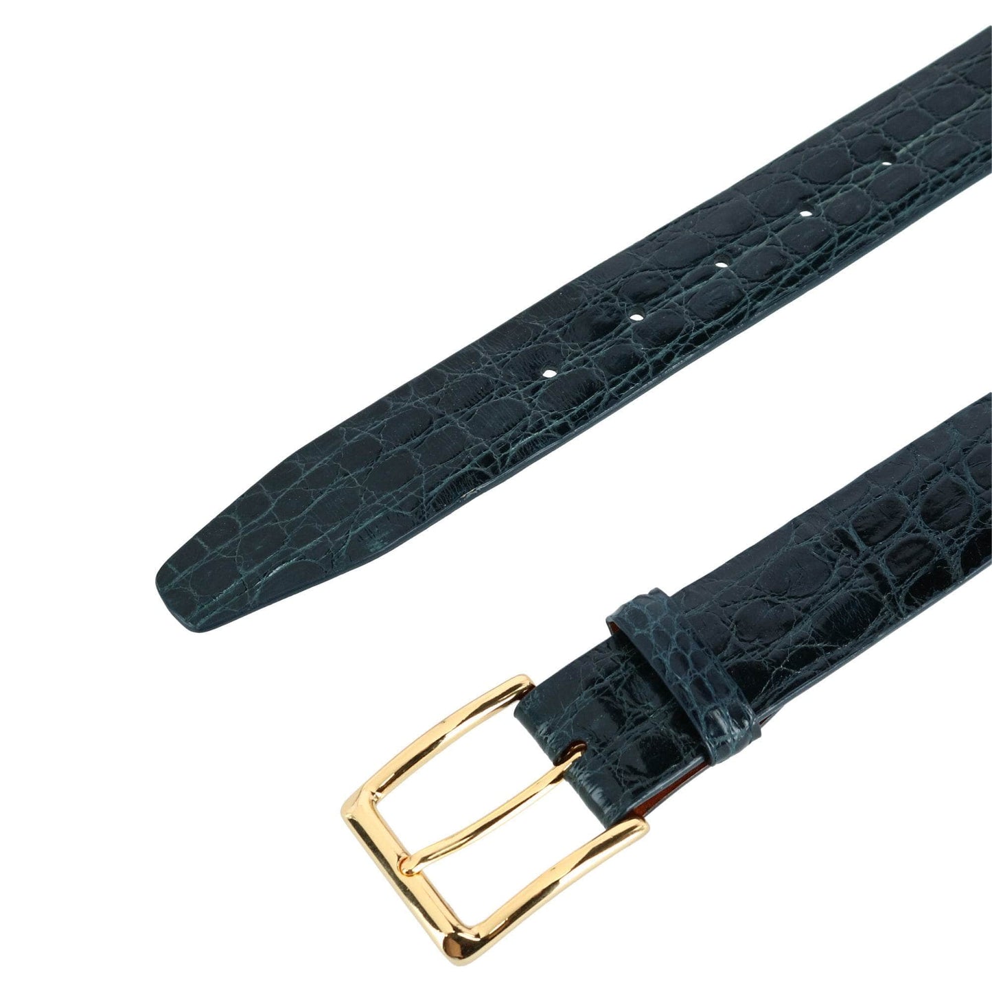 Newington 35mm Genuine Crocodile Belt (Two Buckle Set) - The Golf Guys Online