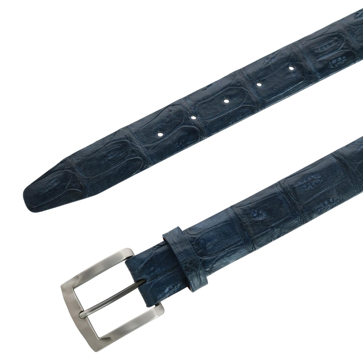 Windham 35mm Genuine Matte Crocodile Tail Belt - The Golf Guys Online