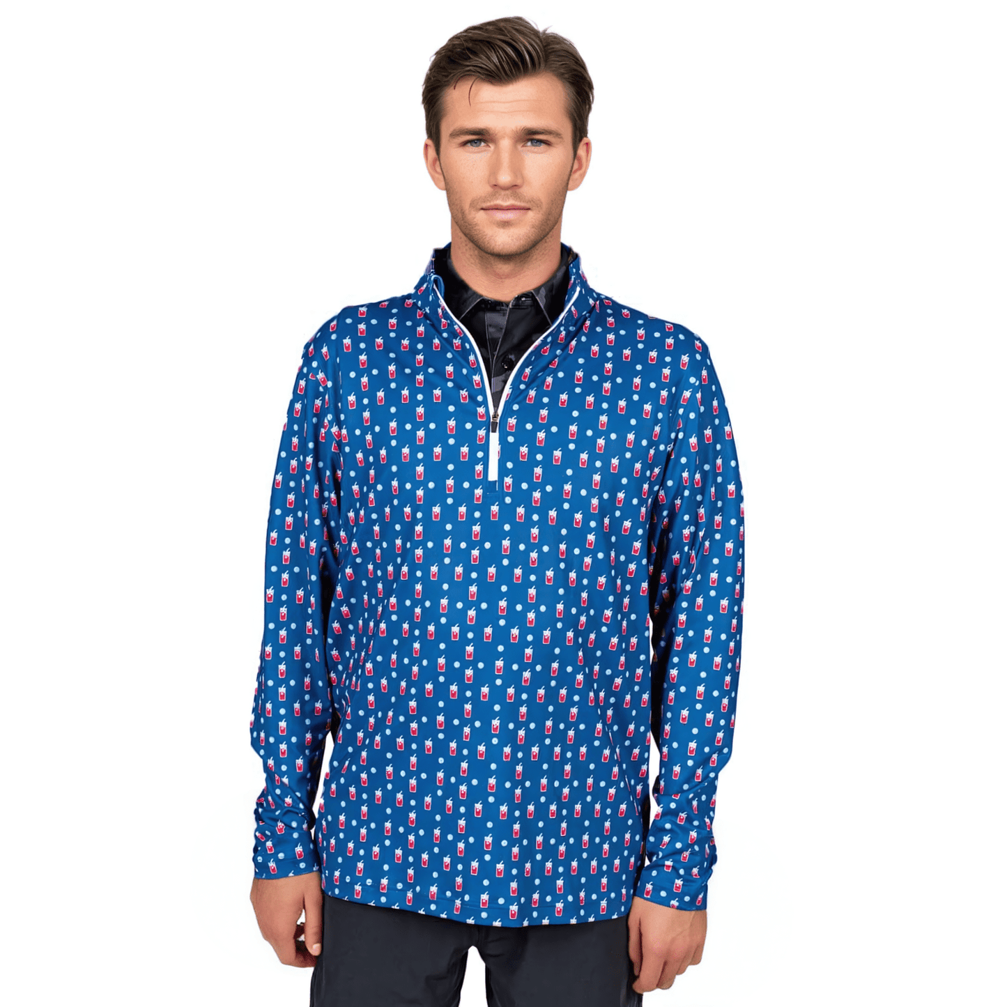 Transfusion Men's Q-Zip - The Golf Guys Online