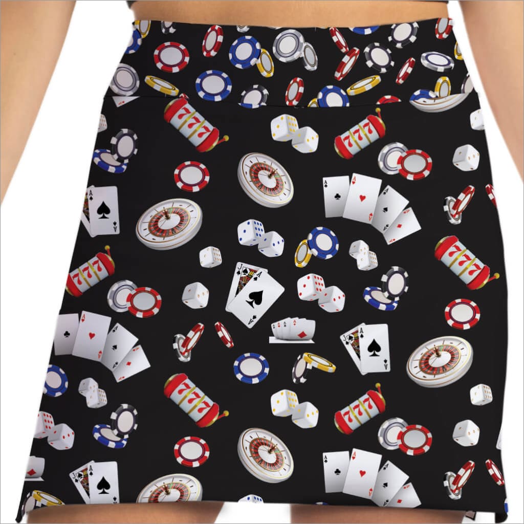 U BETCHA BLACK SKORT - The Golf Guys Online