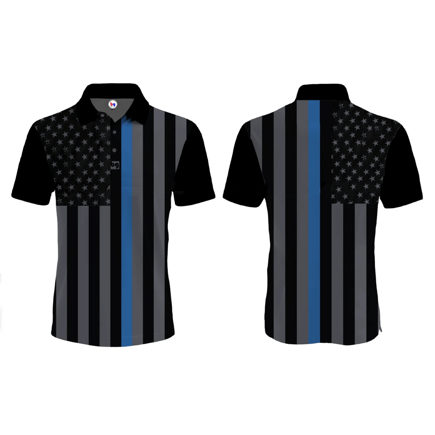 USA Blue Line Men's Polo - The Golf Guys Online