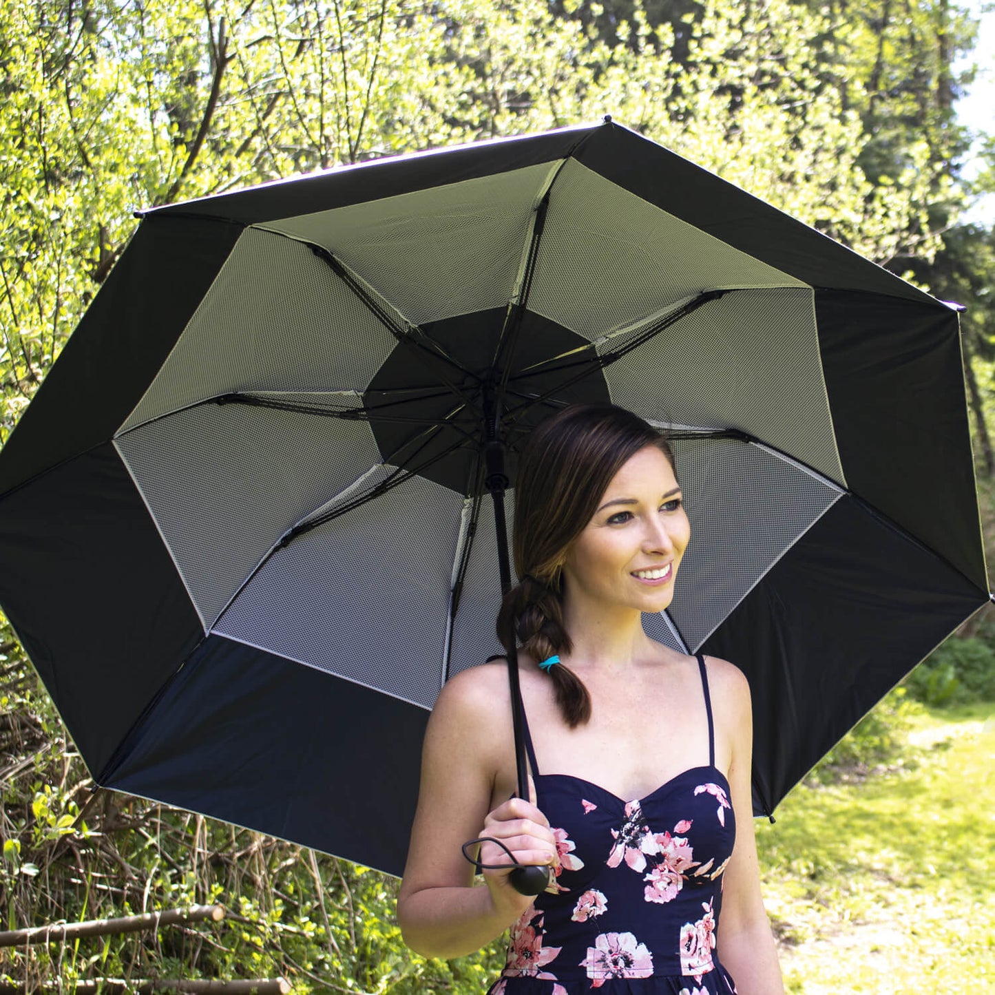 Large Folding UV Umbrella - The Golf Guys Online