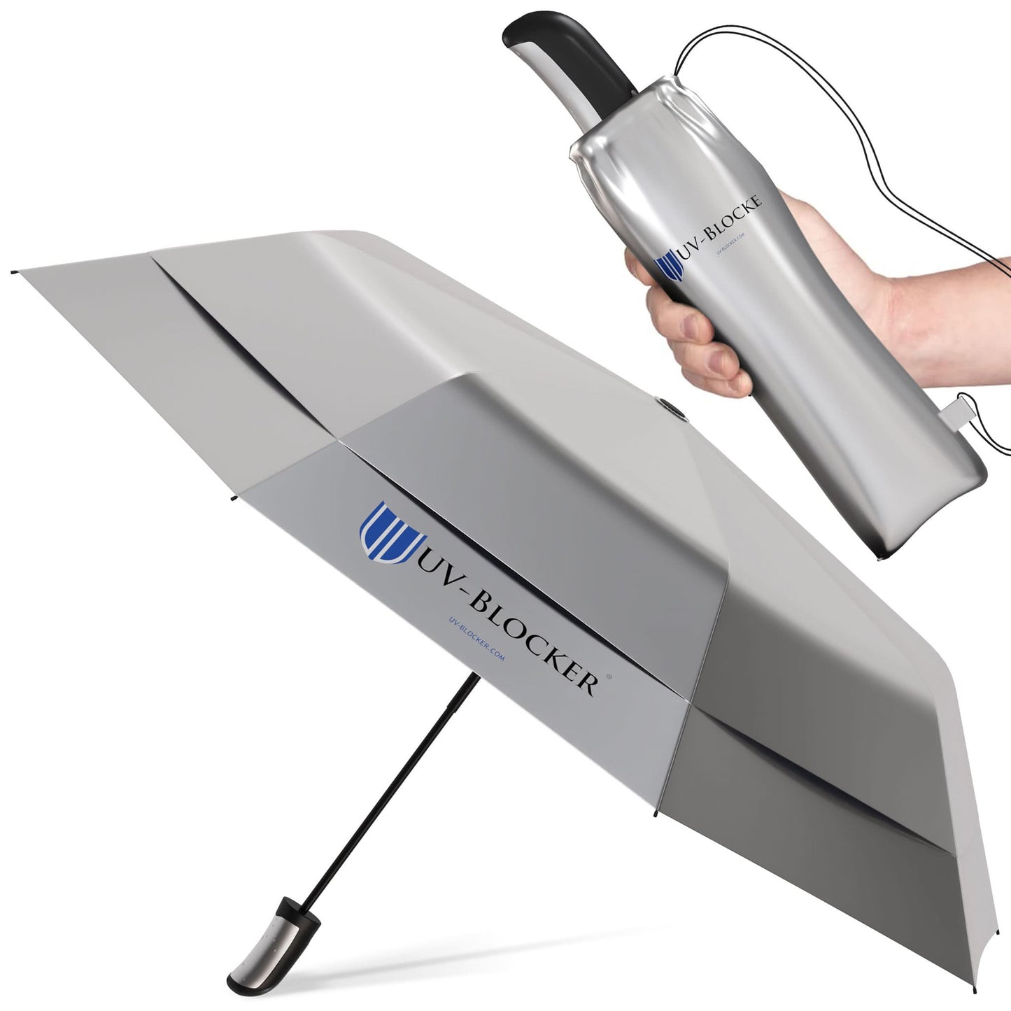 Large Folding UV Umbrella - The Golf Guys Online