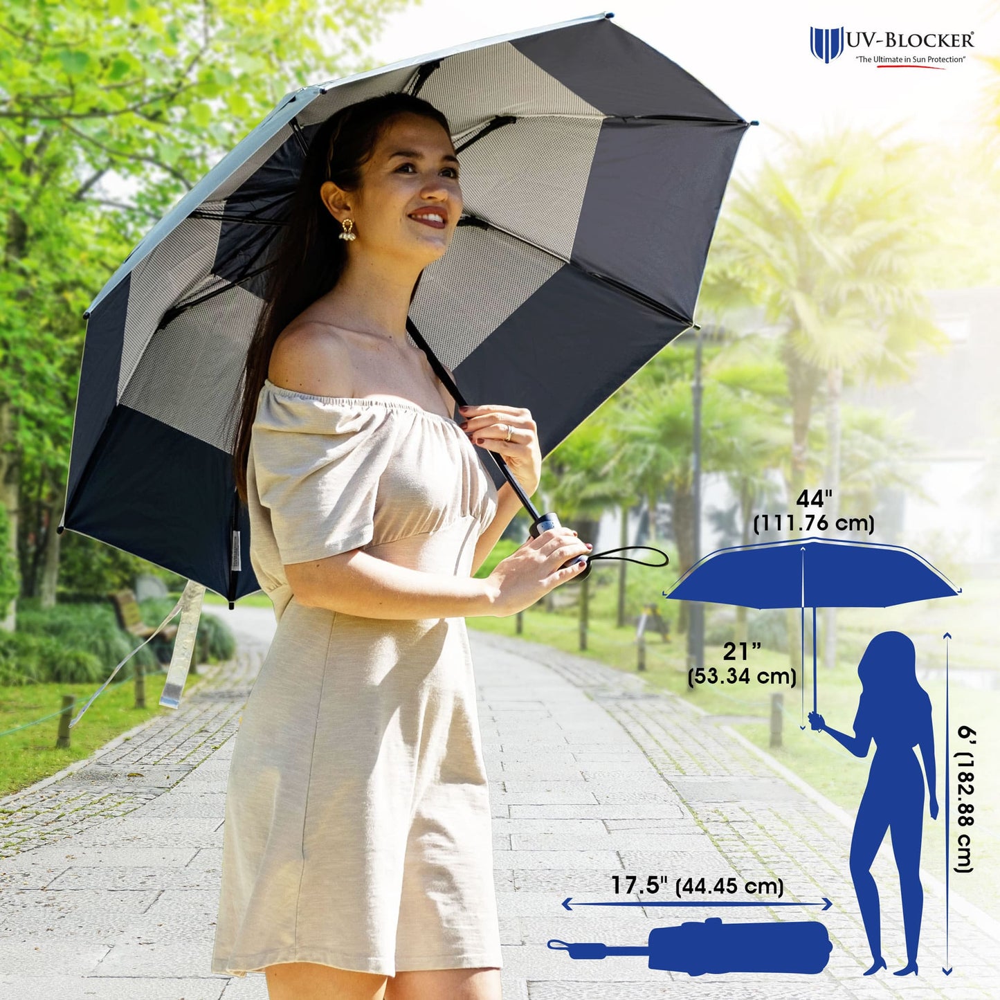 UV Protection Travel Umbrella - The Golf Guys Online