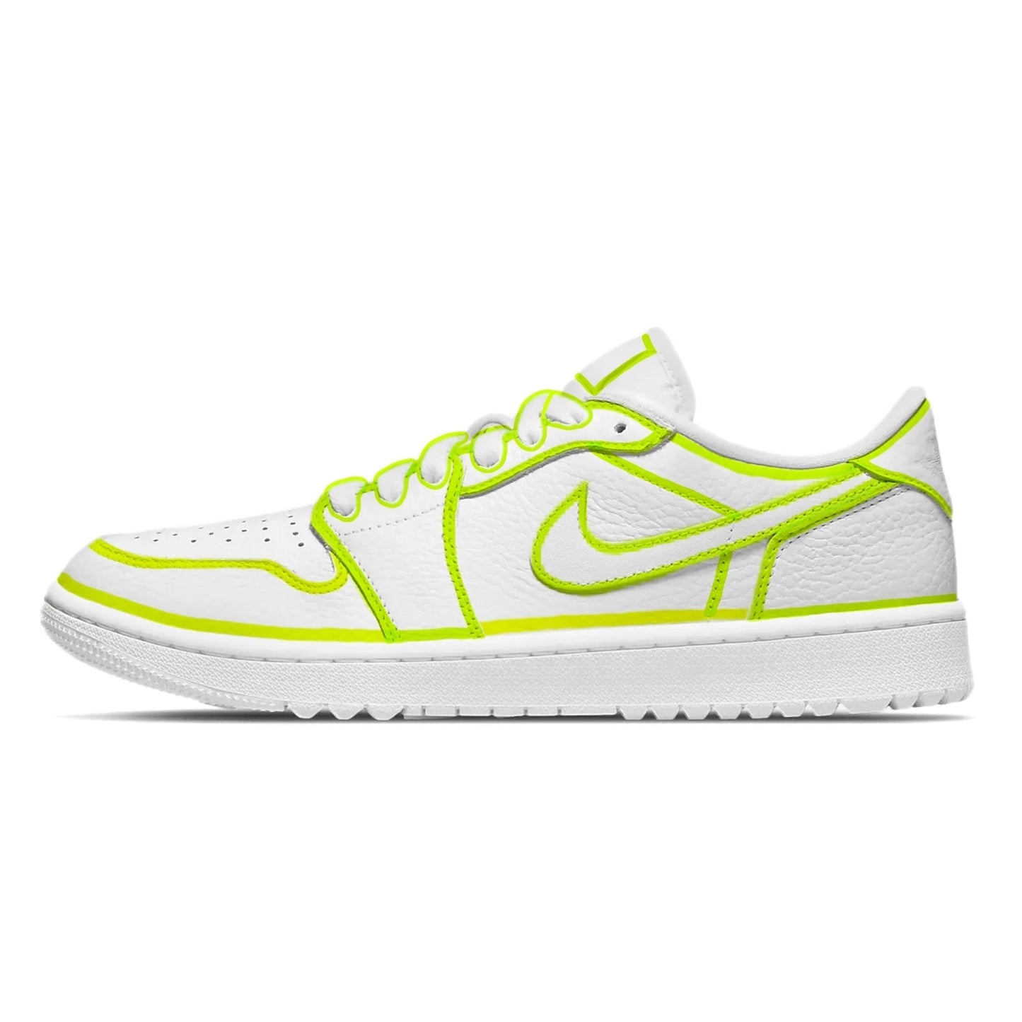 "Volt Lines" Jordan 1 Golf Shoes