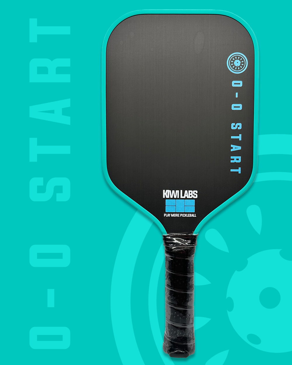 0-0 Start Raw Carbon t700 Carbon Fiber Pickleball Paddle from KiwiLabs (Gen 1.5) - The Golf Guys Online