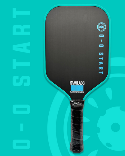 0-0 Start Raw Carbon t700 Carbon Fiber Pickleball Paddle from KiwiLabs (Gen 1.5) - The Golf Guys Online