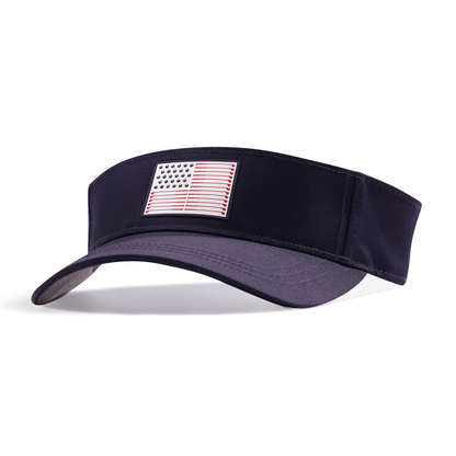 Golf Flag Visor Navy O/S - The Golf Guys Online