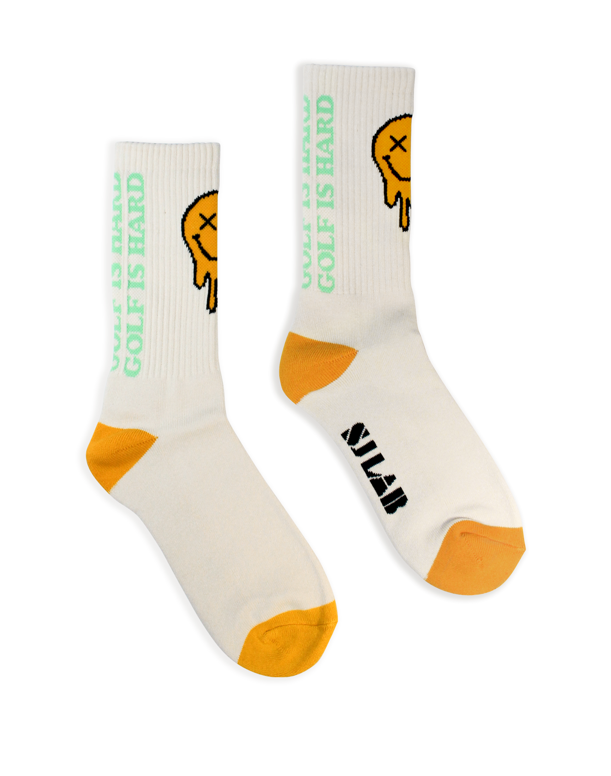 Golf Is Hard Men's Socks Ivory O/S - The Golf Guys Online
