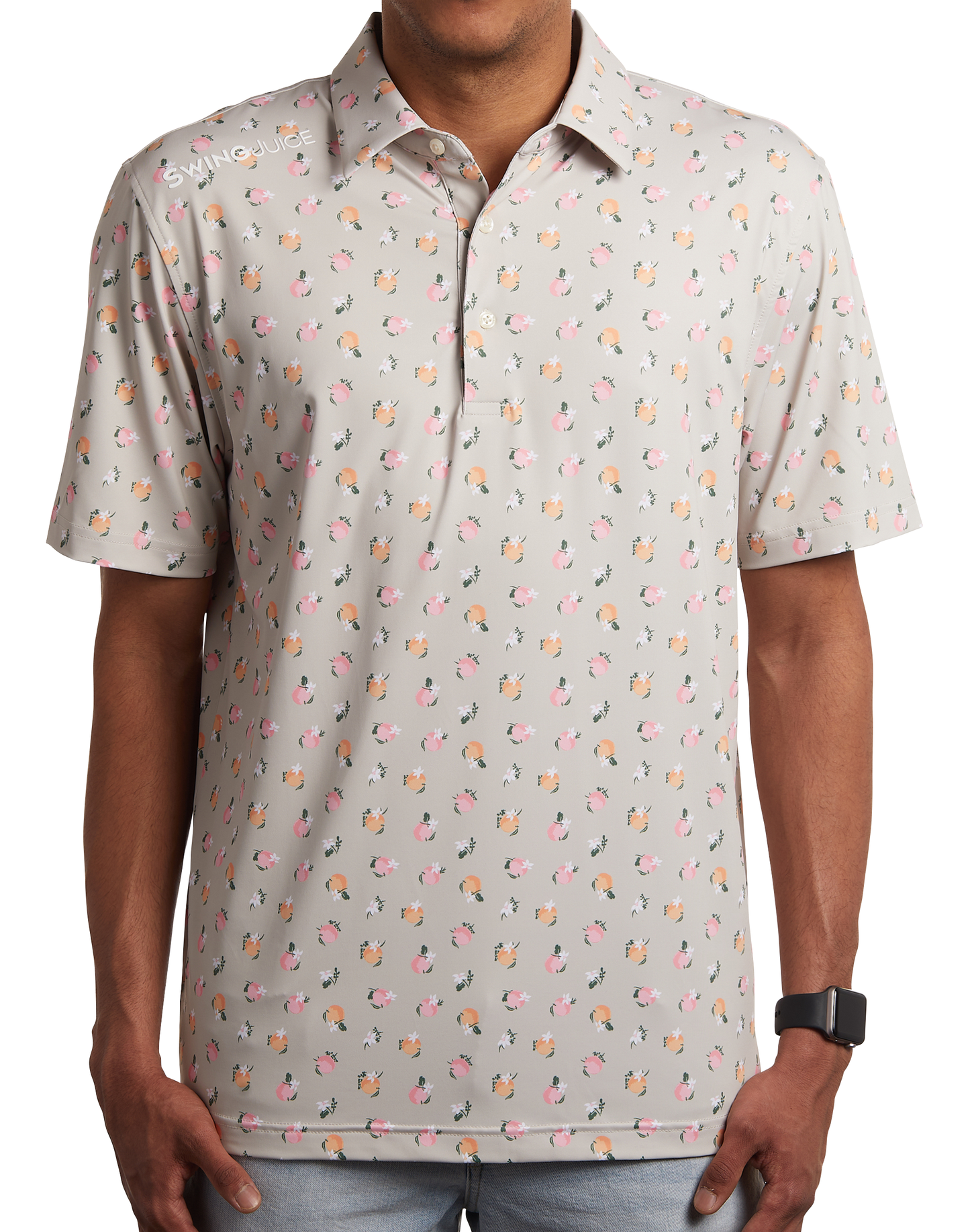 Golf Orange Blossom Men's Polo - The Golf Guys Online