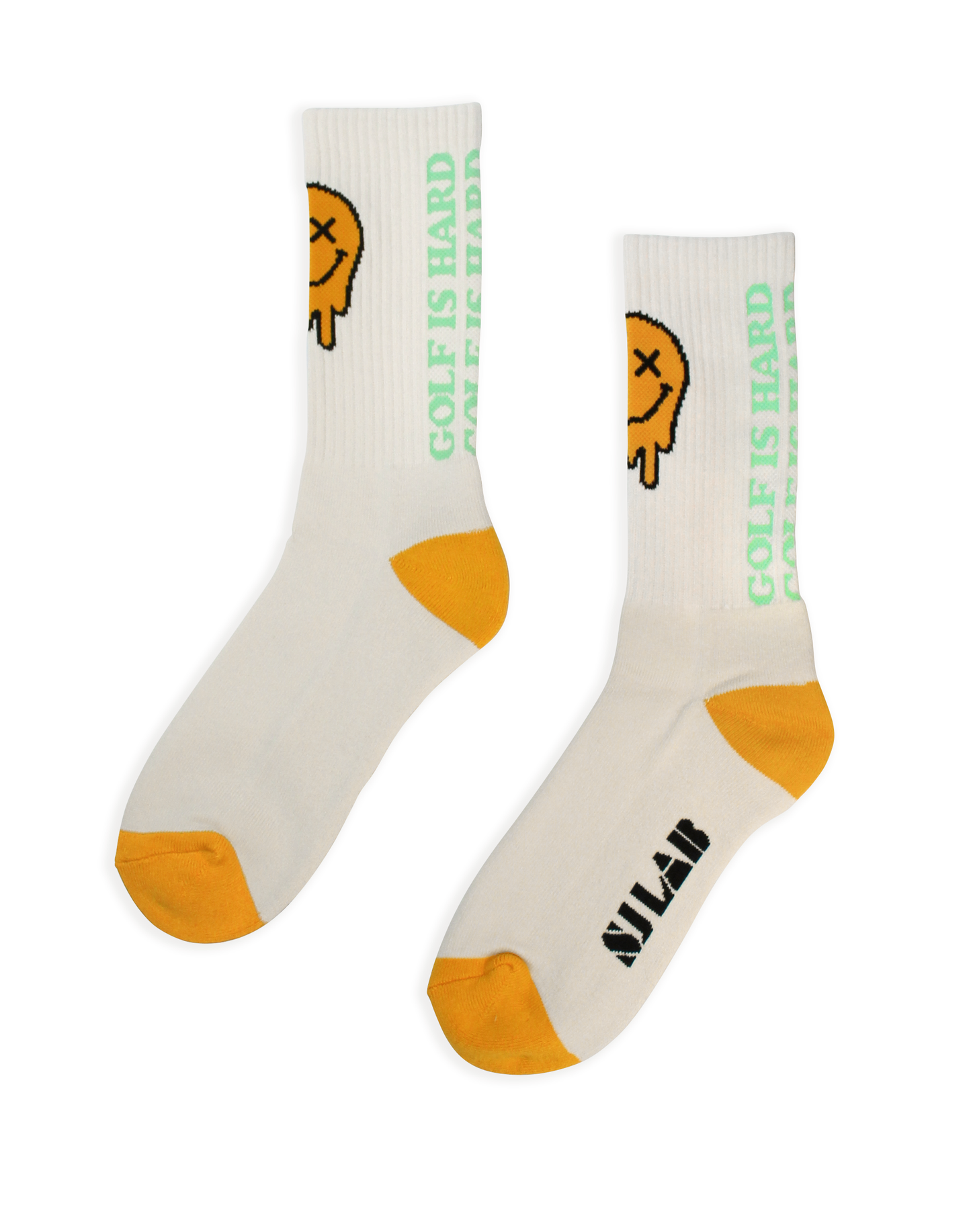 Golf Is Hard Men's Socks Ivory O/S - The Golf Guys Online