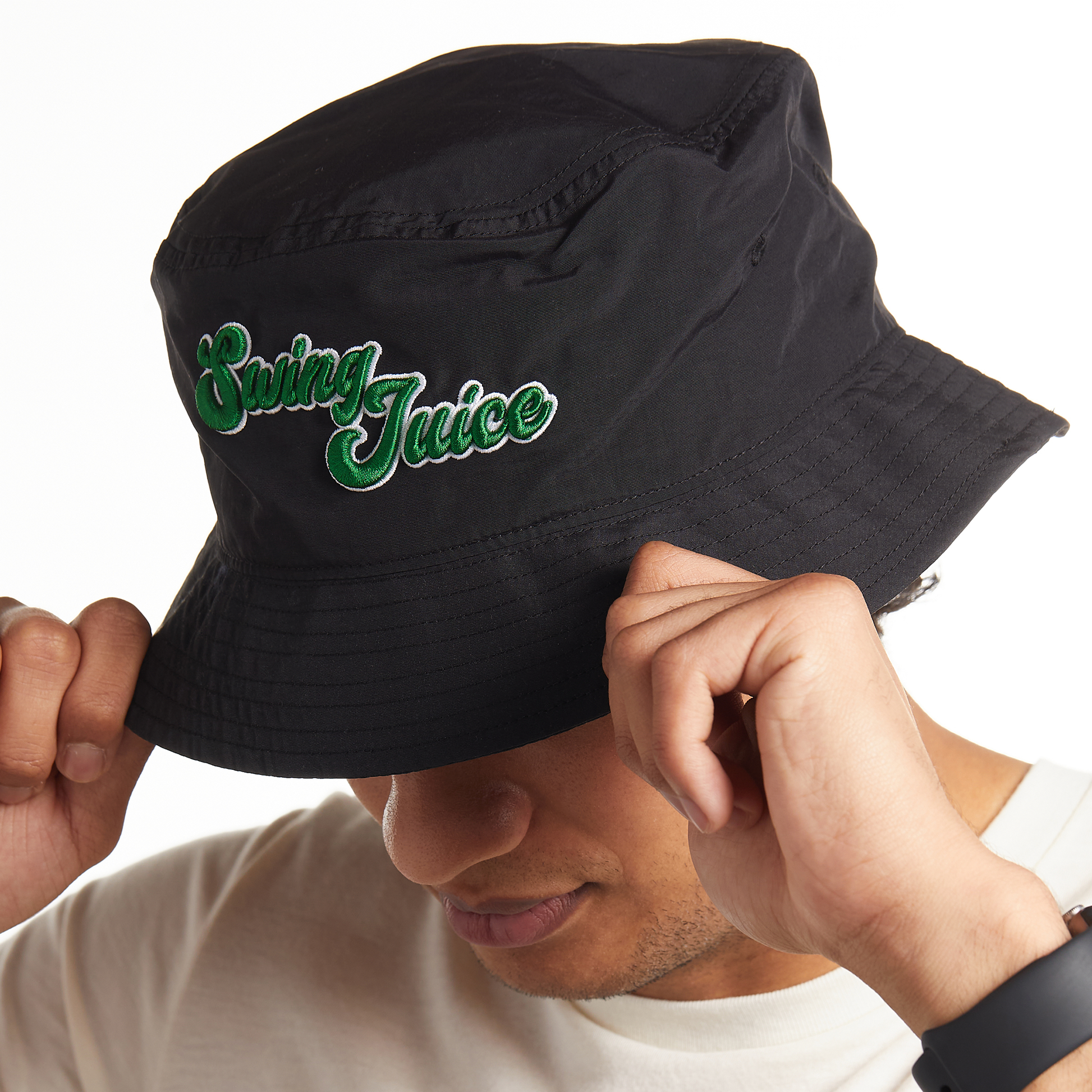 Golf Green Juice Unisex Bucket Hat Black O/S - The Golf Guys Online