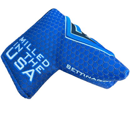 Limited Bettinardi 2022 Jumbo Hex B Specialty Run Blade Putter Headcover Dark Blue/Black/White