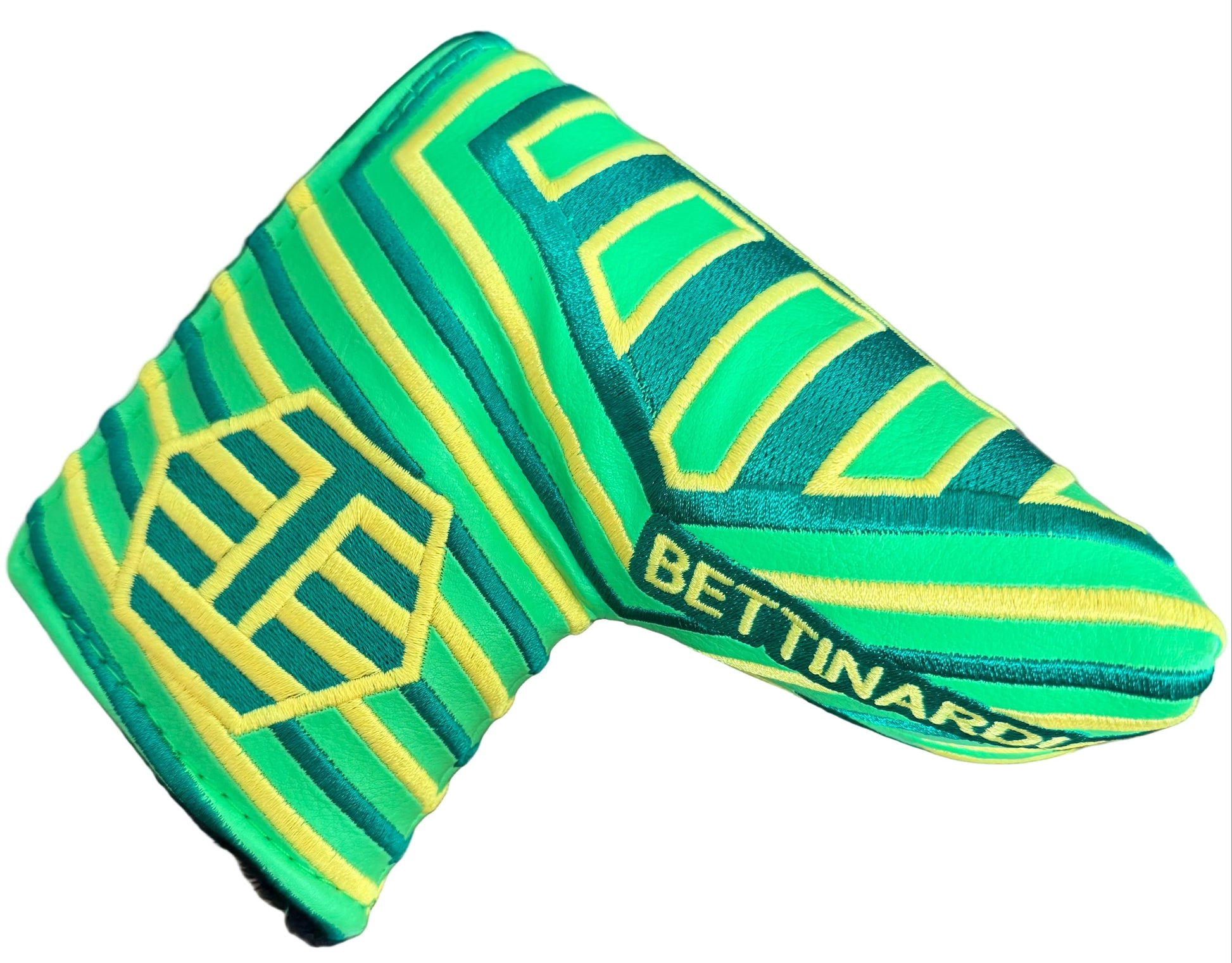 Limited Bettinardi Green/Yellow T Design Blade Putter Headcover