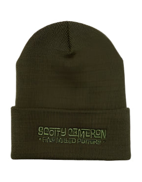 Scotty Cameron - "For Tour Use Only" Olive Malibu Beanie - The Golf Guys Online
