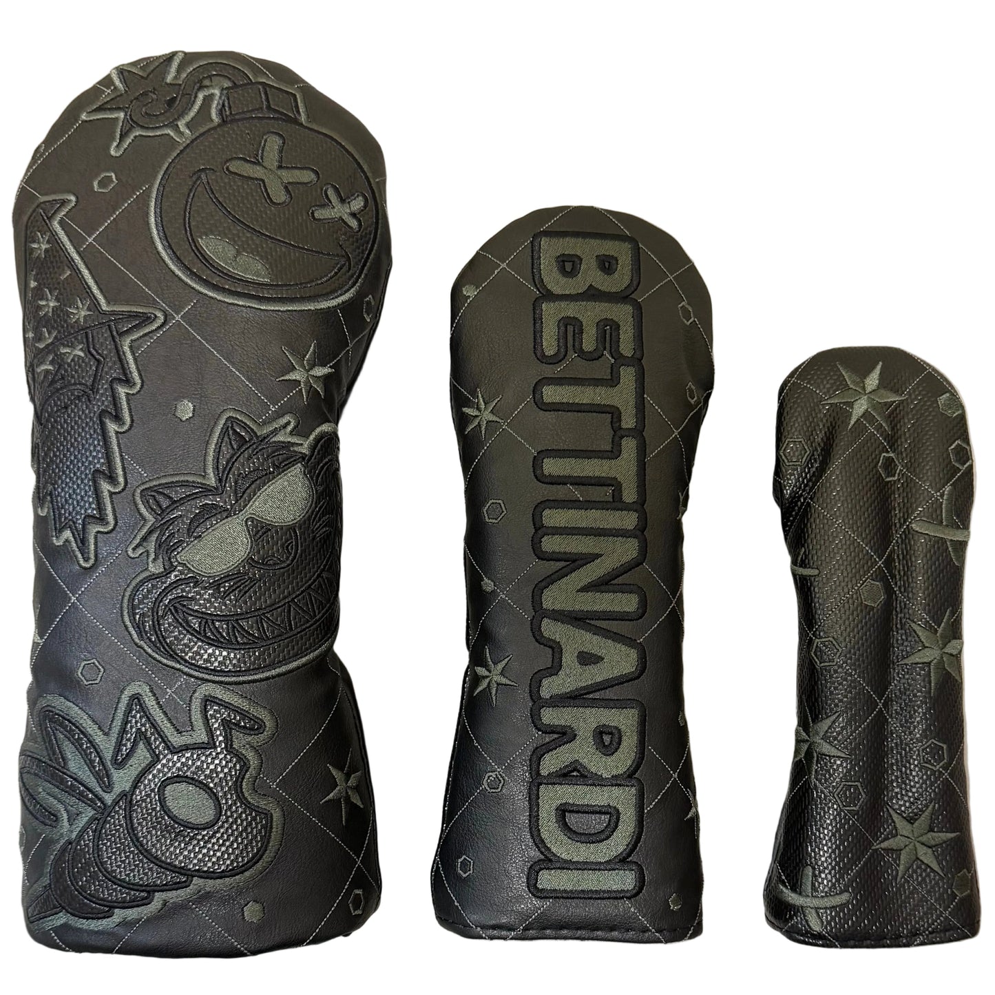 Limited Bettinardi Blackout Icons Wood Headcover Set