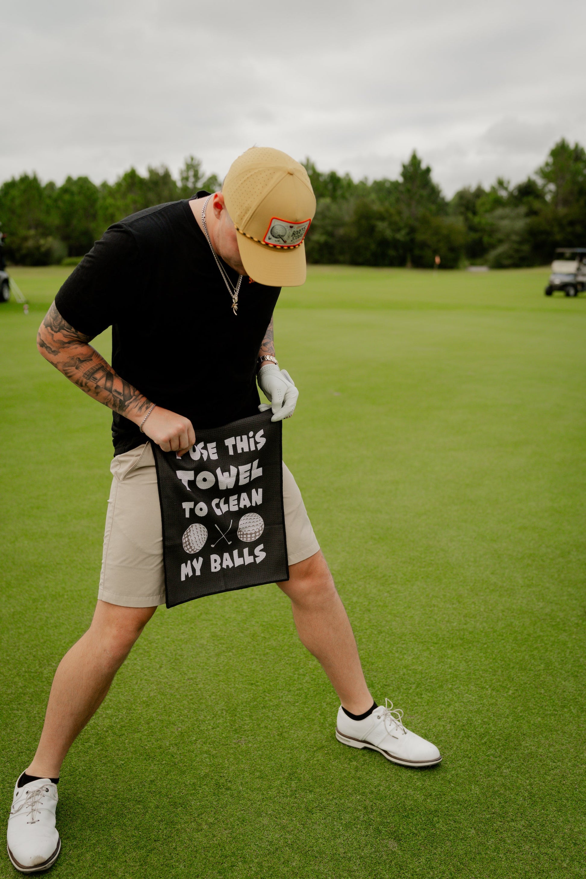 Clean My Balls Golf Towel Funny Gag Gift - The Golf Guys Online