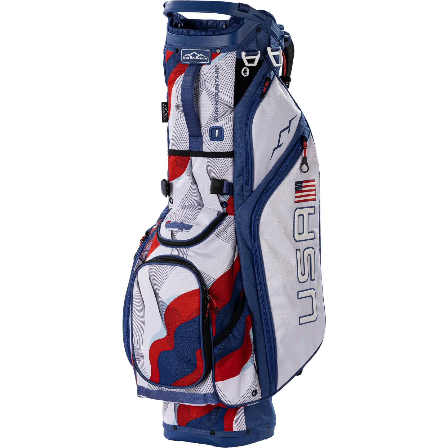 Sun Mountain Limited Edition USA Eclipse E-3.5 14-Way Stand Bag