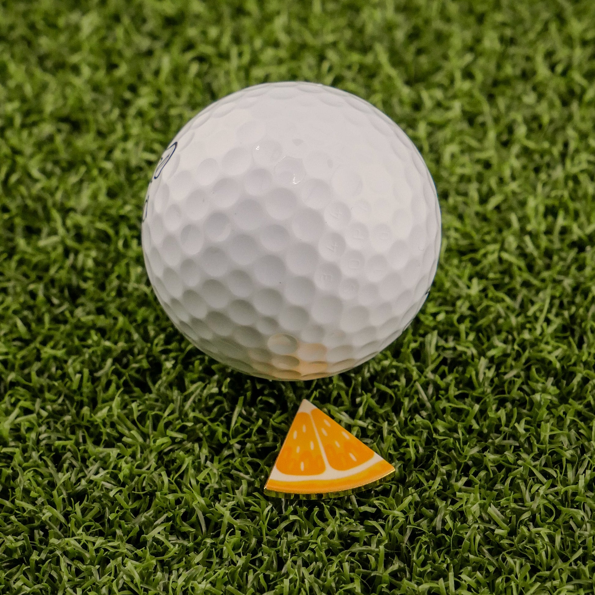 Orange "Slice" Premium Ball Marker