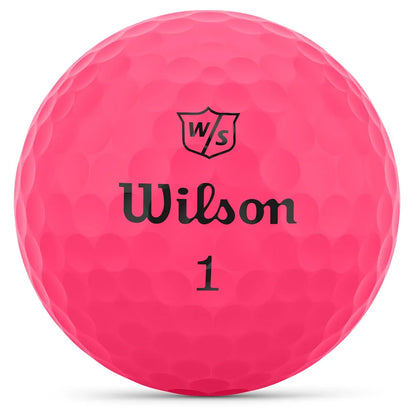 Wilson Duo Soft Pink 2023 Golf Balls - The Golf Guys Online