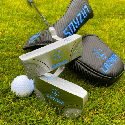 Lazrus Golf - Premium Putter - Milled Face (Right & Left Hand) With Magnetic Head Cover - The Golf Guys Online