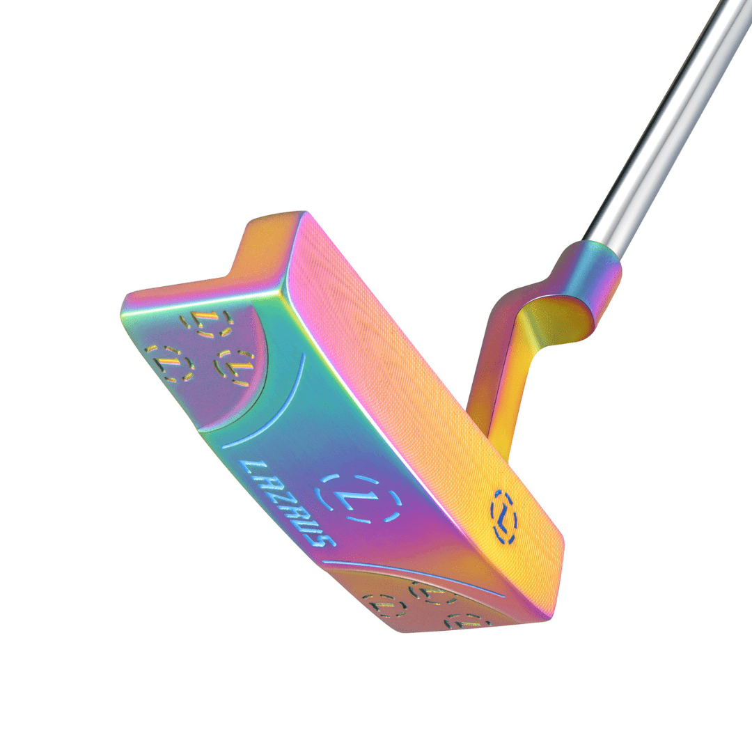 Lazrus Golf - Premium Putter - Milled Face (Right & Left Hand) With Magnetic Head Cover - The Golf Guys Online