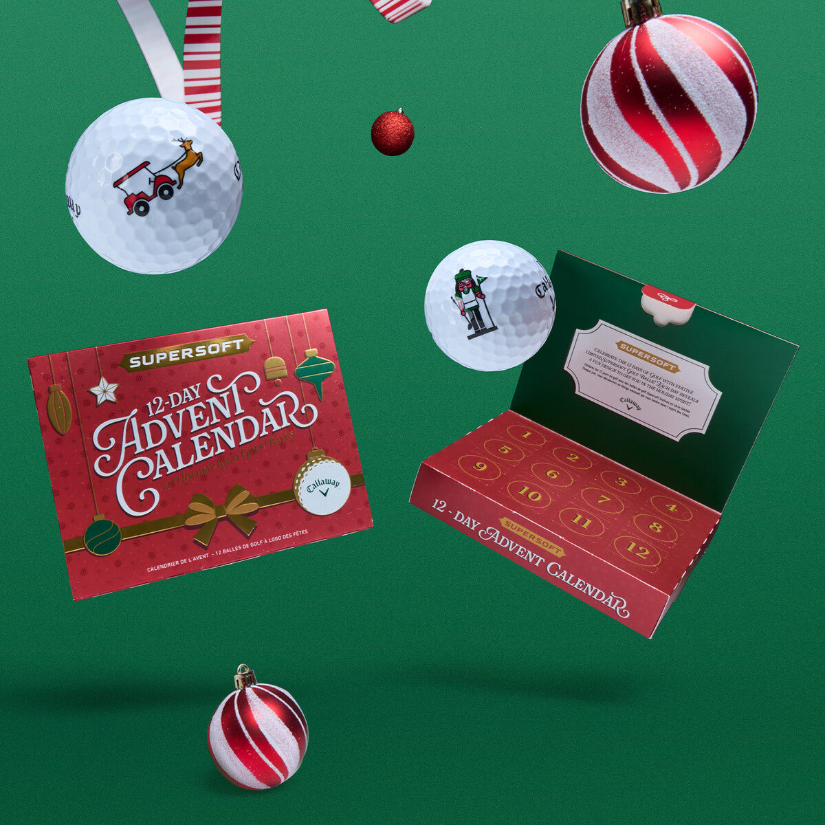 Limited Callaway Supersoft 12-Day Advent Calendar 2025 Golf Balls