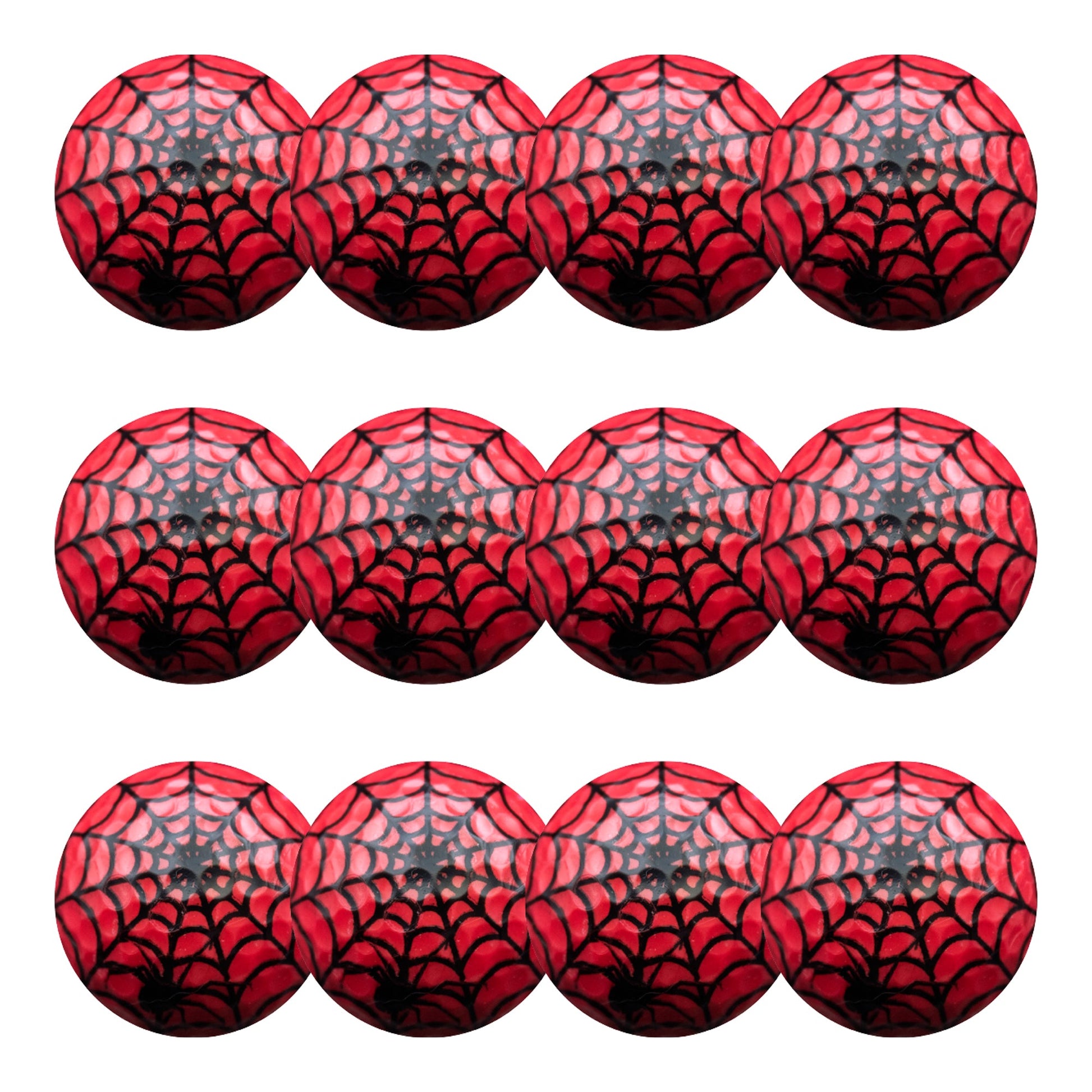 New Novelty Red Spider Web Golf Balls