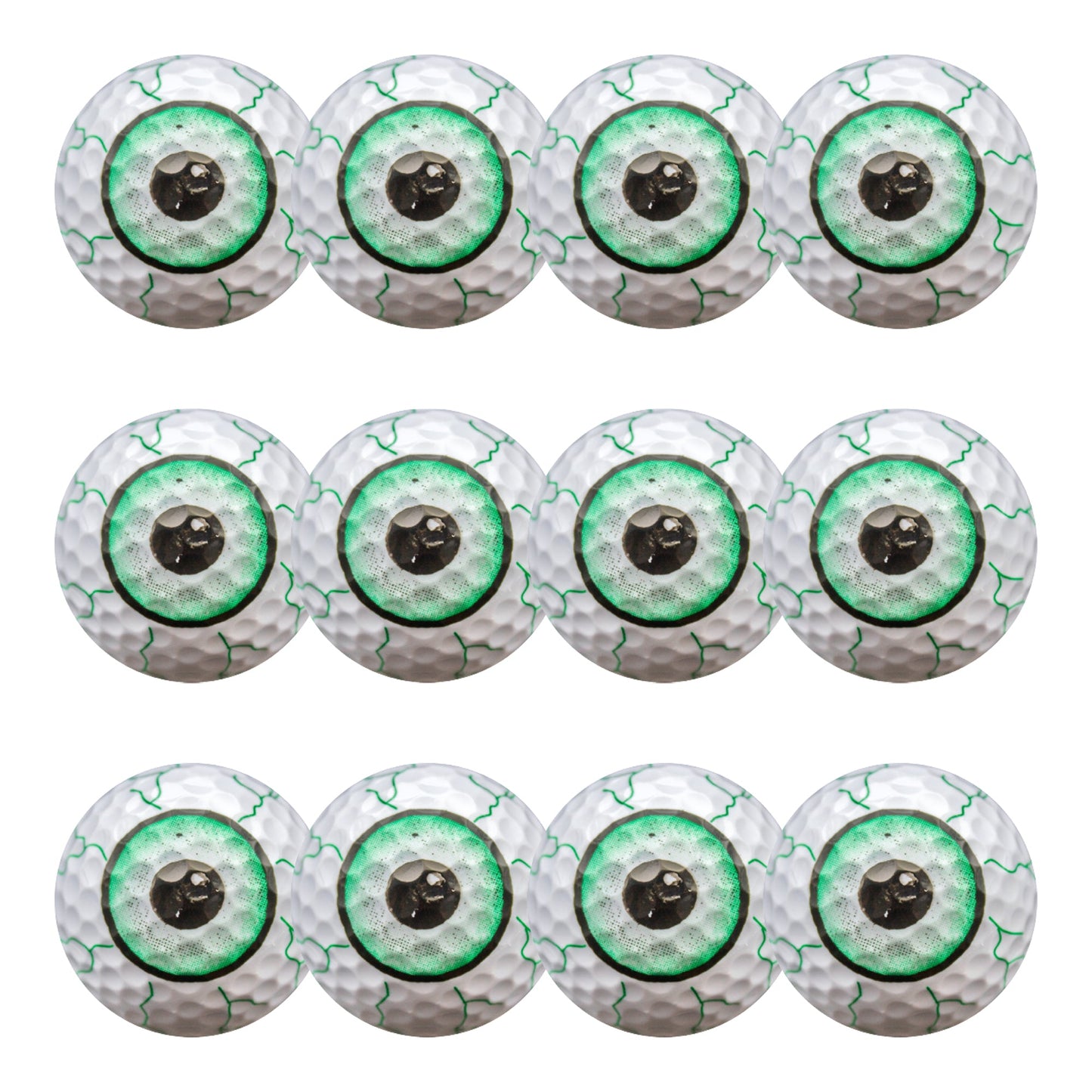 New Novelty Green Shot Eyeballs Golf Balls