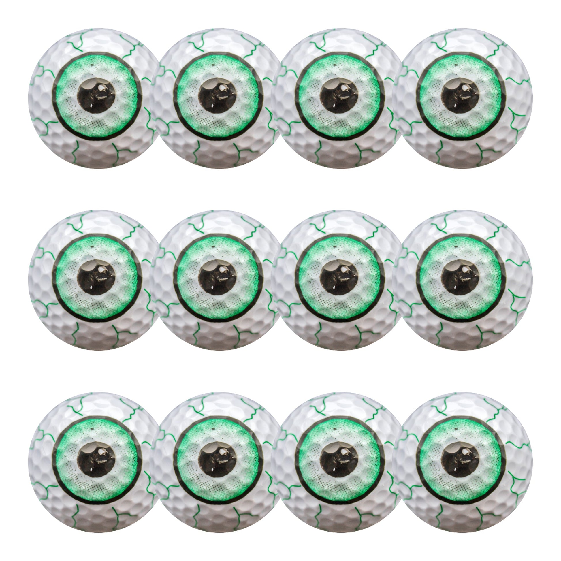 New Novelty Green Shot Eyeballs Golf Balls