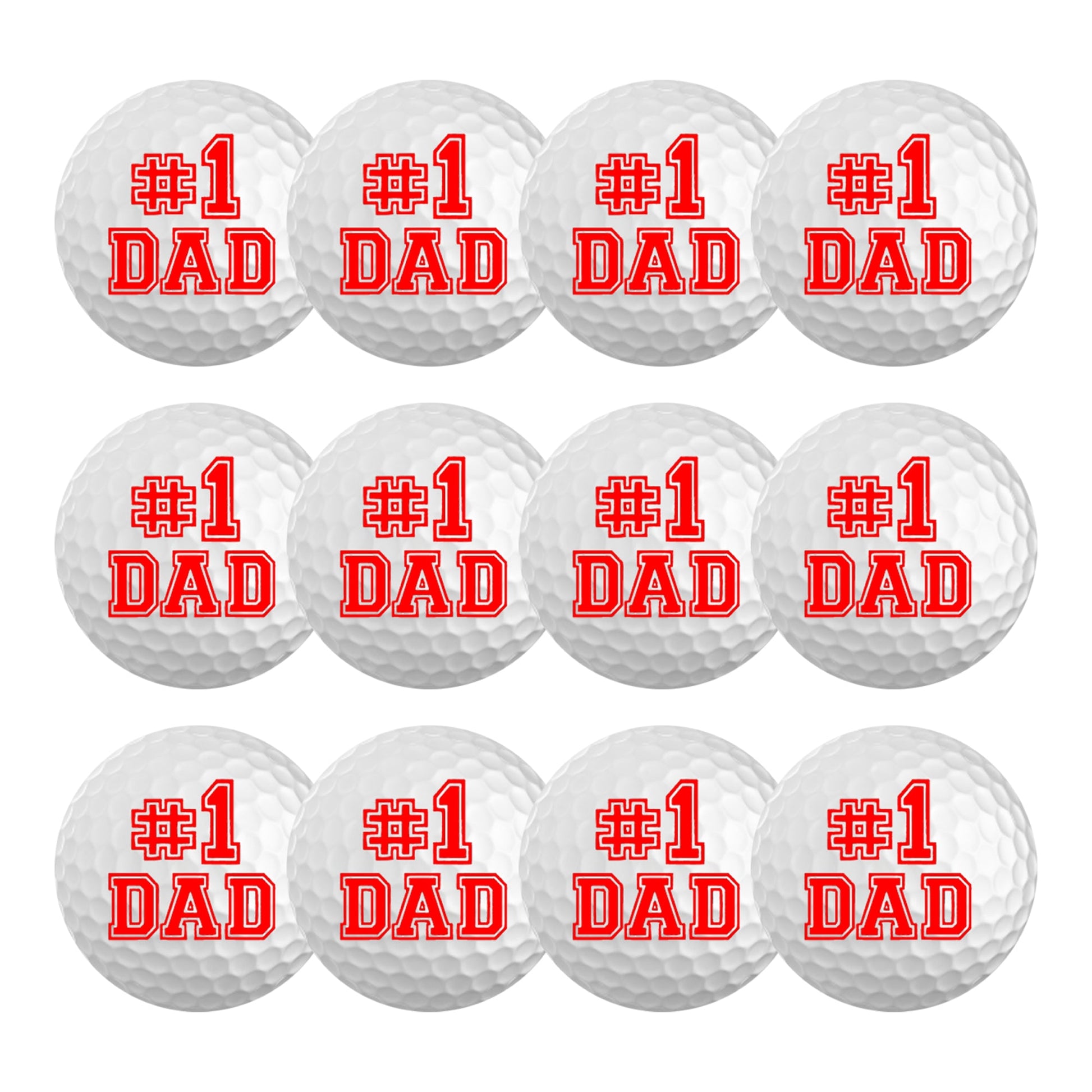 New Novelty #1 Dad Golf Balls