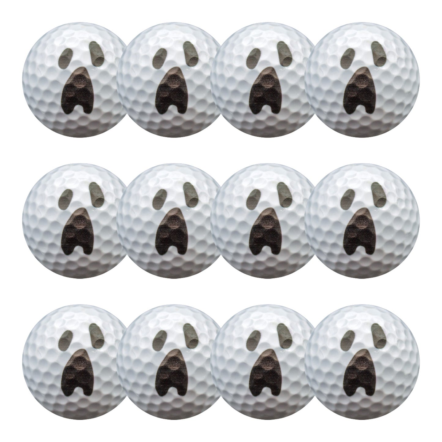 New Novelty Ghost Face Golf Balls