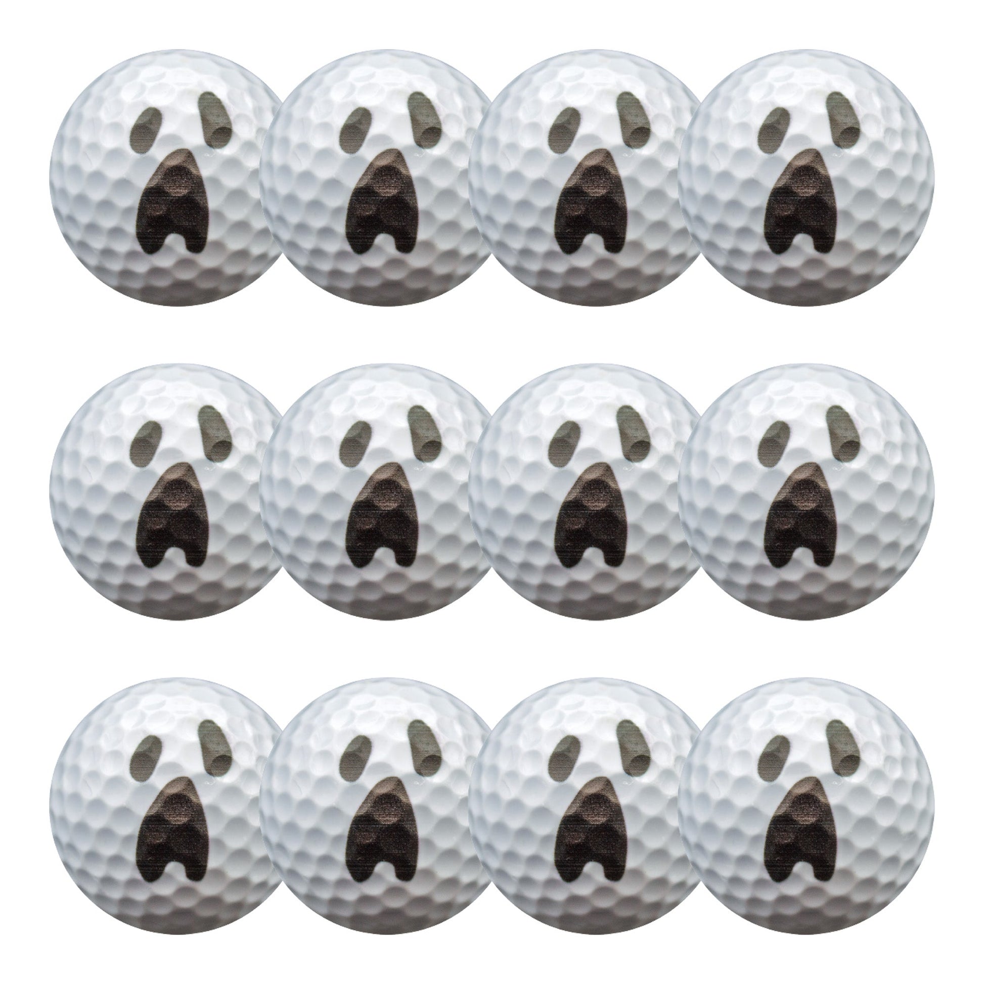 New Novelty Ghost Face Golf Balls